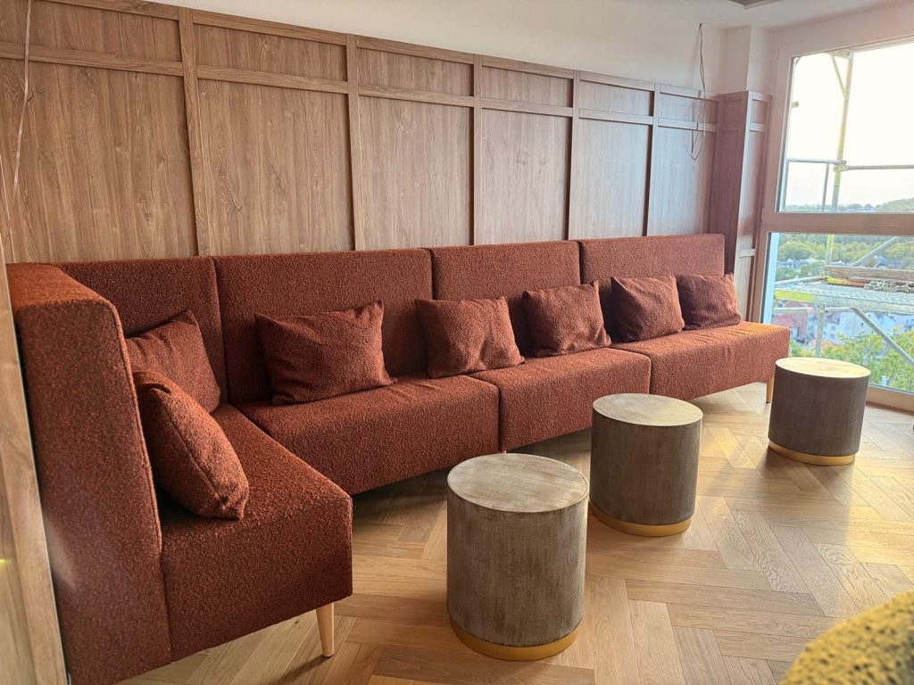 Restaurant La Melas Sitzecke.