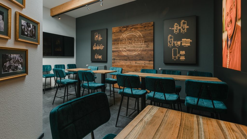 Pott´s Brauerei Restaurant Inneneinrichtung.